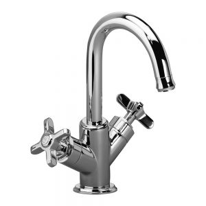 Roper Rhodes Wessex Chrome Mono Basin Mixer Tap with Click Waste