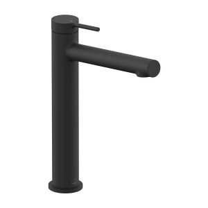 Vado Safari Levered Matt Black Low Pressure Tall Basin Mixer Tap