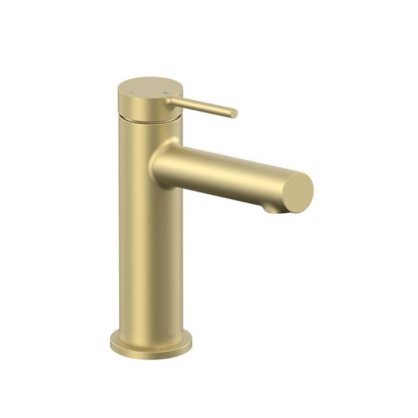 Vado Safari Levered Satin Brass Mono Basin Mixer Tap