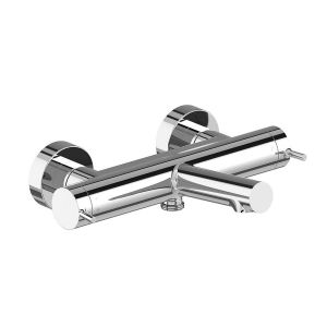 Vado Safari Chrome Wall Mounted Thermostatic Bath Shower Mixer Tap