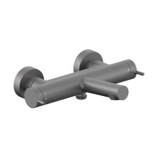 Vado Safari Pewter Wall Mounted Thermostatic Bath Shower Mixer Tap