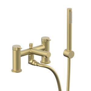 Vado Safari Satin Brass Bath Shower Mixer Tap