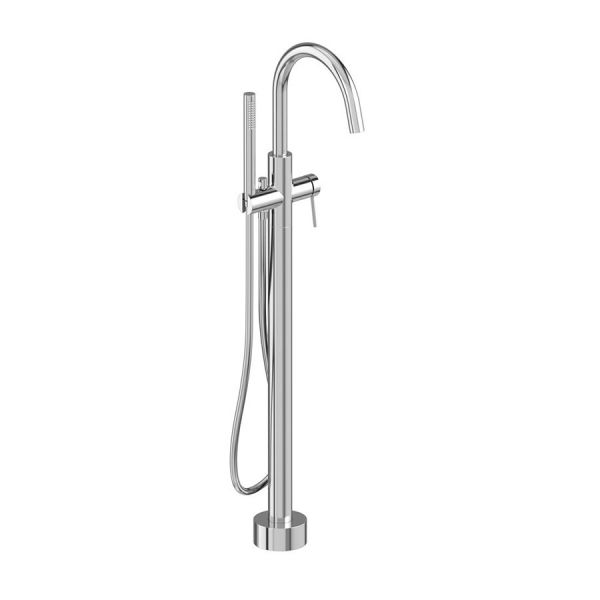 Vado Safari Chrome Floor Mounted Bath Shower Mixer Tap