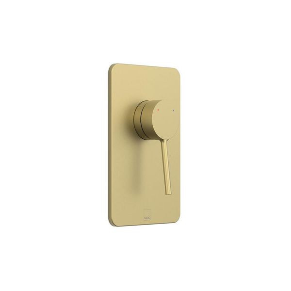 Vado Safari Satin Brass Single Outlet Concealed Manual Shower Valve