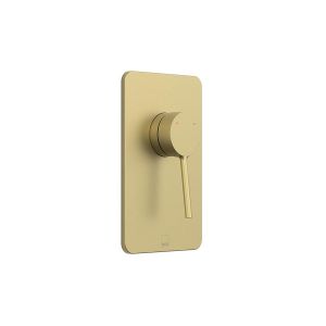 Vado Safari Satin Brass Single Outlet Concealed Manual Shower Valve