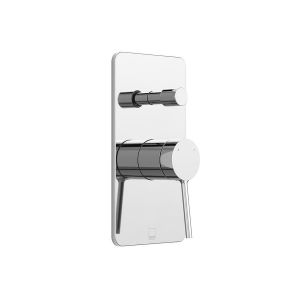 Vado Safari Chrome Two Outlet Concealed Manual Shower Valve with Diverter
