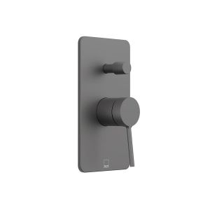 Vado Safari Pewter Two Outlet Concealed Manual Shower Valve with Diverter