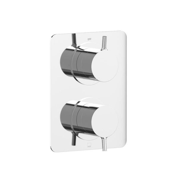 Vado Safari Chrome Two Outlet Concealed Thermostatic Shower Valve
