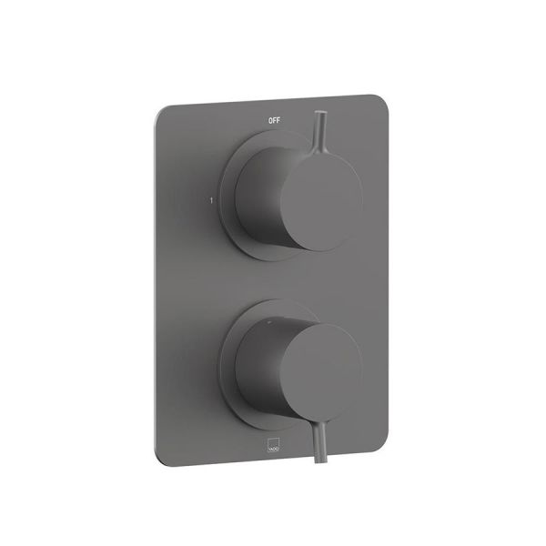 Vado Safari Pewter Two Outlet Concealed Thermostatic Shower Valve