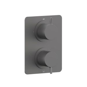 Vado Safari Pewter Two Outlet Concealed Thermostatic Shower Valve