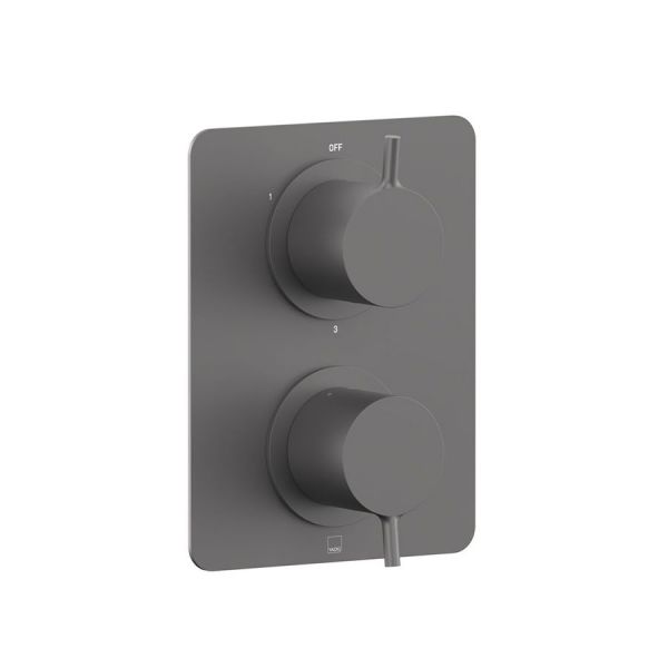 Vado Safari Pewter Three Outlet Concealed Thermostatic Shower Valve