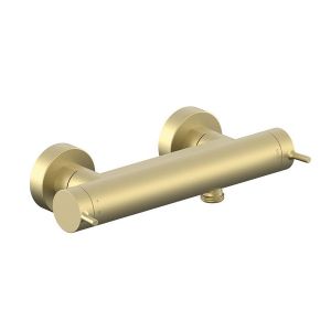 Vado Safari Satin Brass Exposed Thermostatic Shower Valve