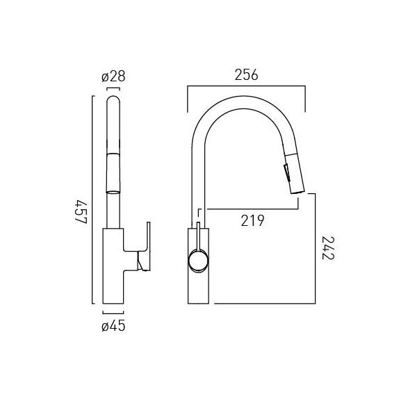 Vado Safari Chrome Sink Mixer Tap #3