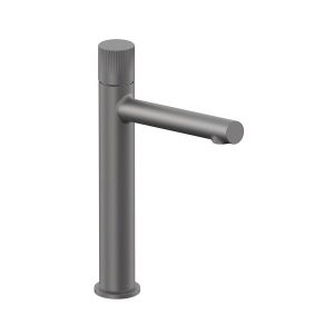 Vado Safari Leverless Pewter Tall Basin Mixer Tap for Low Pressure Systems