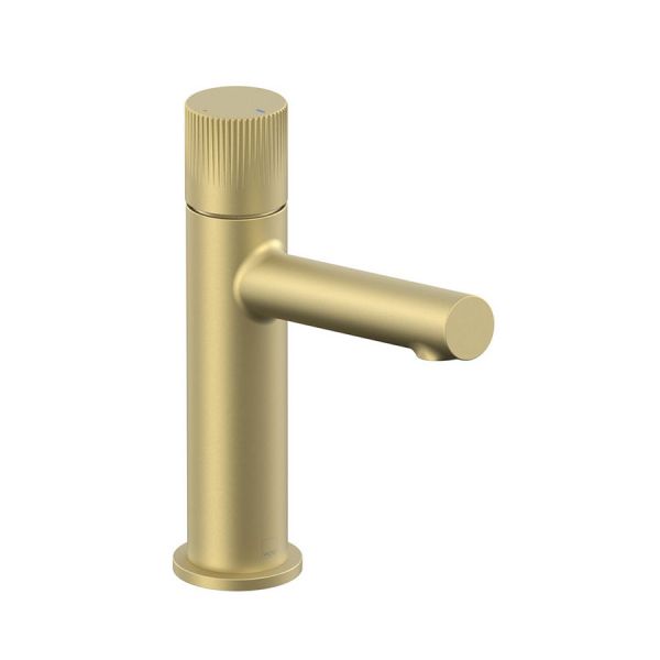 Vado Safari Leverless Satin Brass Mono Basin Mixer Tap