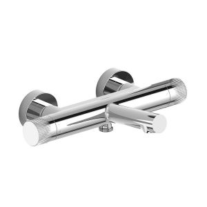 Vado Safari Chrome Leverless Wall Mounted Thermostatic Bath Shower Mixer Tap