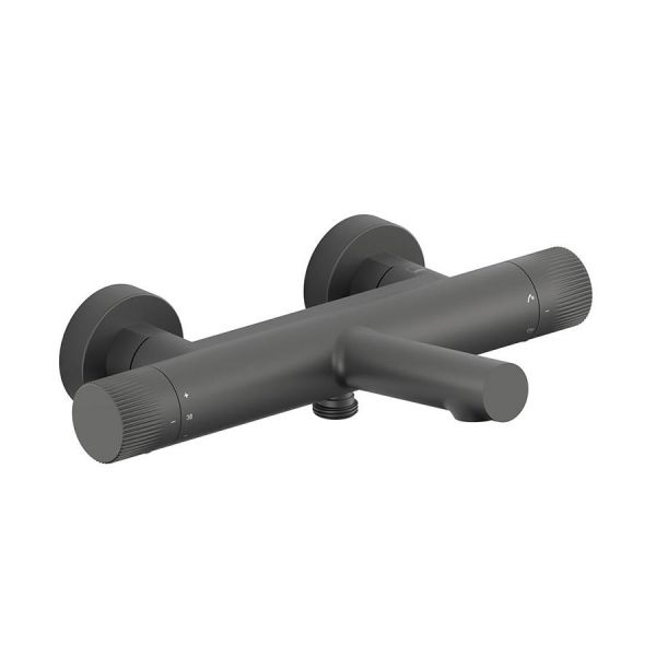 Vado Safari Pewter Leverless Wall Mounted Thermostatic Bath Shower Mixer Tap