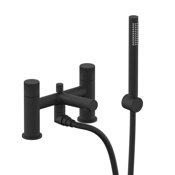 Vado Safari Matt Black Leverless Bath Shower Mixer Tap