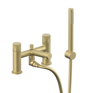 Vado Safari Satin Brass Leverless Bath Shower Mixer Tap