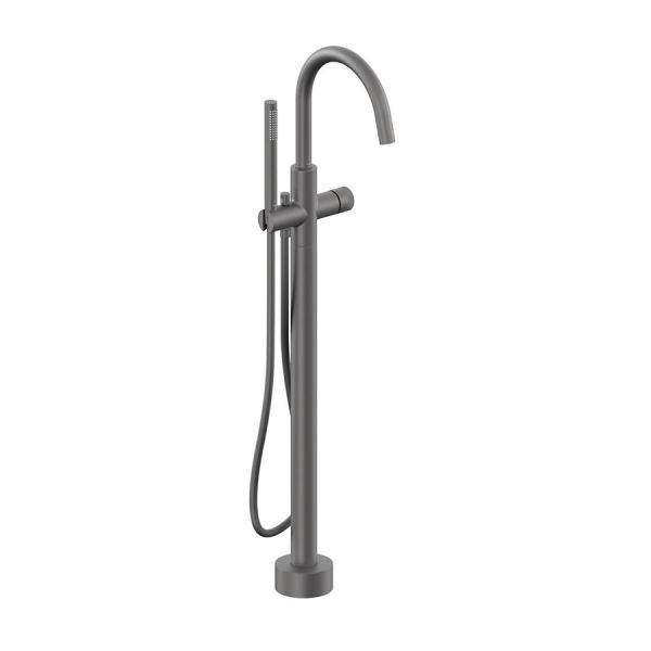 Vado Safari Pewter Floor Mounted Leverless Bath Shower Mixer Tap