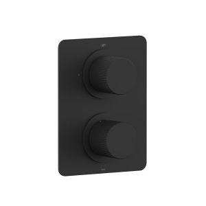 Vado Safari Matt Black One Outlet Leverless Concealed Thermostatic Shower Valve