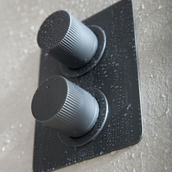 Vado Safari Pewter One Outlet Leverless Concealed Thermostatic Shower Valve #2