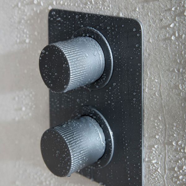 Vado Safari Pewter One Outlet Leverless Concealed Thermostatic Shower Valve #4