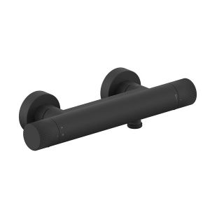 Vado Safari Matt Black Leverless Exposed Thermostatic Shower Valve