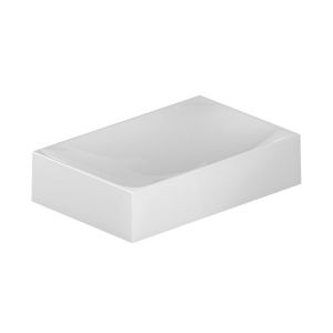 Vado Safari Gloss White Rectangular Countertop Basin 430 x 280mm