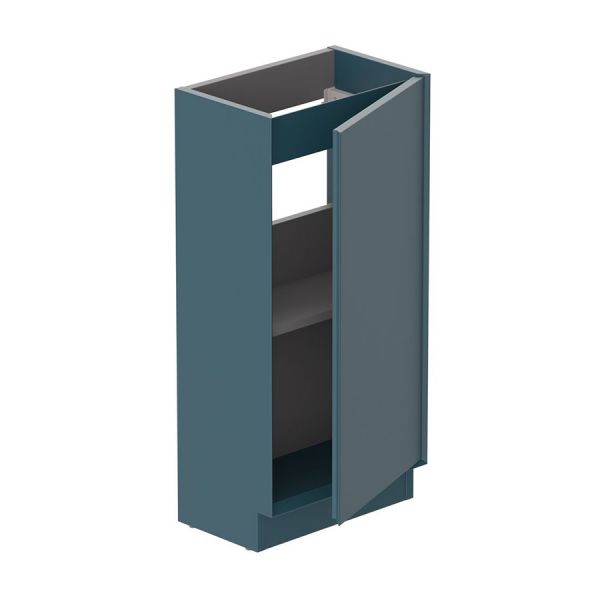 Vado Safari Floor Mounted Atlantic Blue Vanity Unit 400mm Left Pull #2