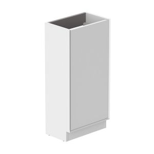 Vado Safari Floor Mounted Arctic White Vanity Unit 400mm Left Pull