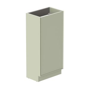 Vado Safari Floor Mounted Sage Green Vanity Unit 400mm Left Pull