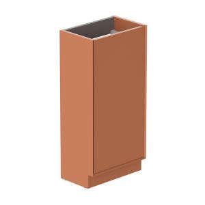 Vado Safari Floor Mounted Terracotta Vanity Unit 400mm Left Pull