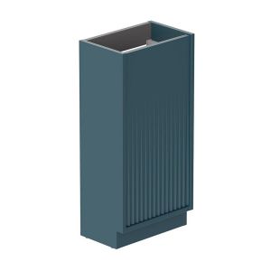 Vado Safari Floor Mounted Atlantic Blue Fluted Vanity Unit 400mm Right Pull