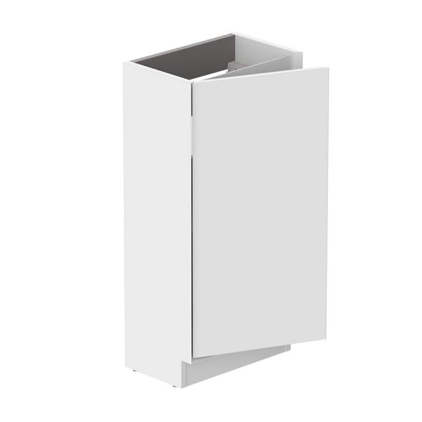 Vado Safari Floor Mounted Arctic White Vanity Unit 400mm Right Pull #2