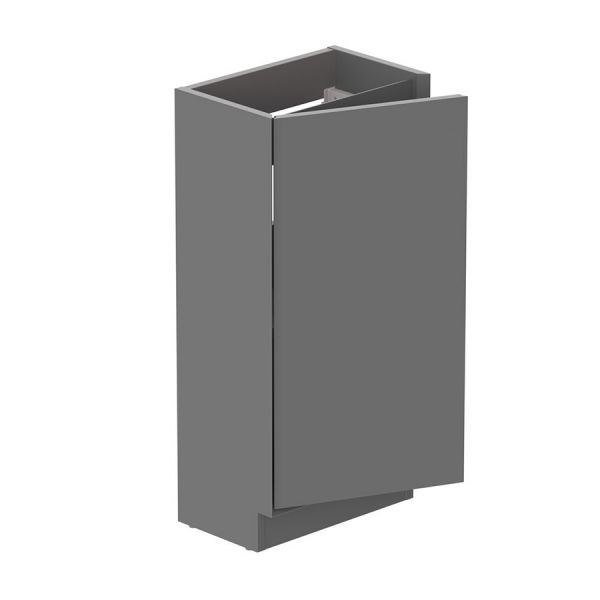Vado Safari Floor Mounted Charcoal Grey Vanity Unit 400mm Right Pull #2