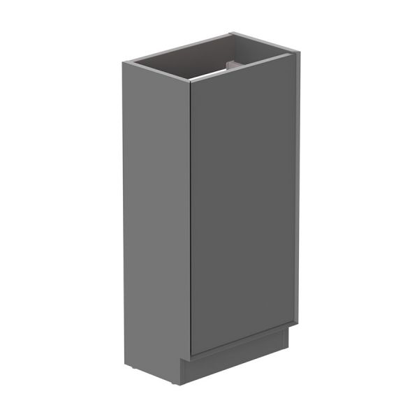 Vado Safari Floor Mounted Charcoal Grey Vanity Unit 400mm Right Pull