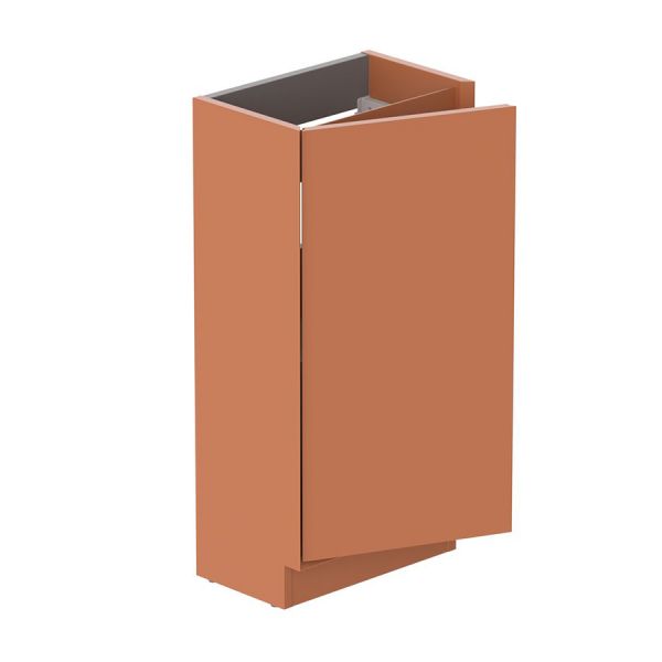 Vado Safari Floor Mounted Terracotta Vanity Unit 400mm Right Pull #2