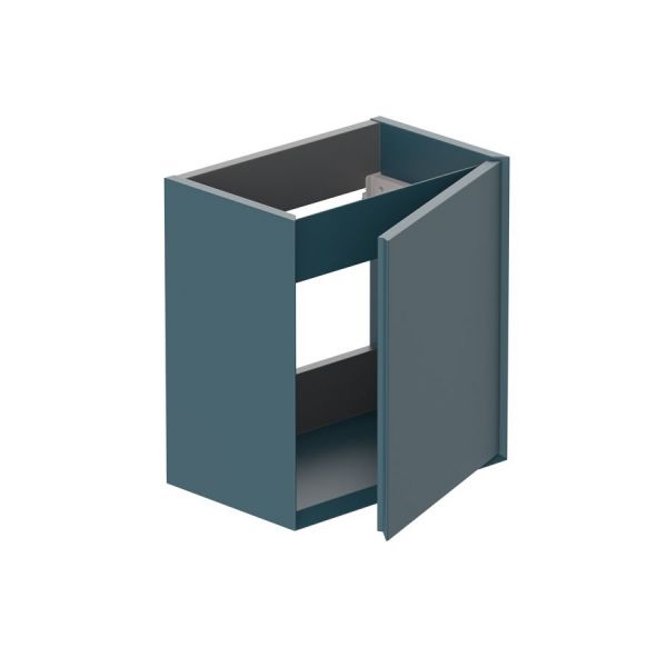 Vado Safari Wall Hung Atlantic Blue Vanity Unit 400mm Left Pull #2