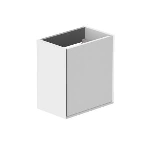 Vado Safari Wall Hung Arctic White Vanity Unit 400mm Left Pull