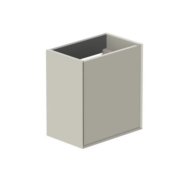 Vado Safari Wall Hung Cashmere Vanity Unit 400mm Left Pull