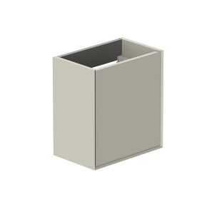 Vado Safari Wall Hung Cashmere Vanity Unit 400mm Left Pull