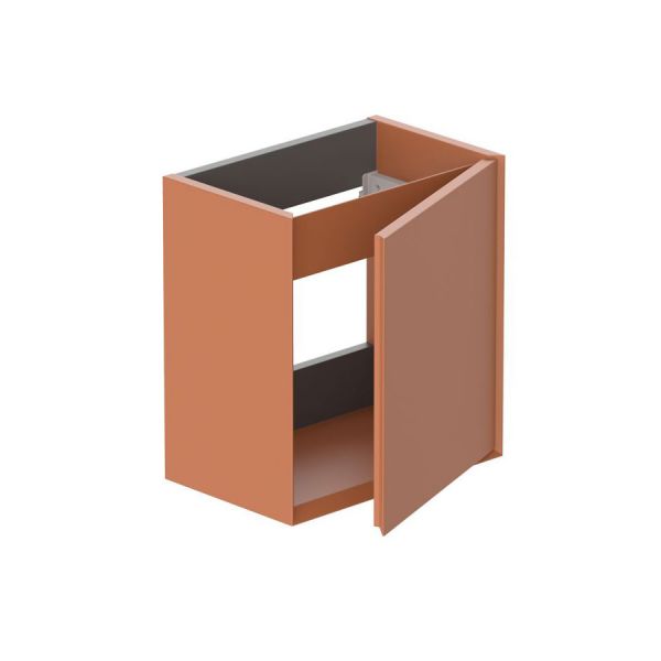 Vado Safari Wall Hung Terracotta Vanity Unit 400mm Left Pull #2