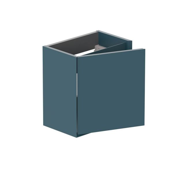 Vado Safari Wall Hung Atlantic Blue Vanity Unit 400mm Right Pull #2