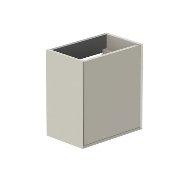 Vado Safari Wall Hung Cashmere Vanity Unit 400mm Right Pull
