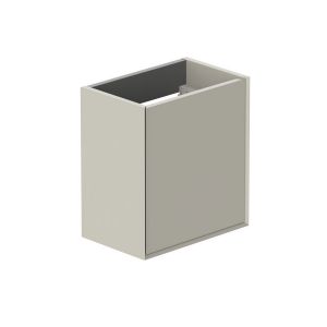 Vado Safari Wall Hung Cashmere Vanity Unit 400mm Right Pull