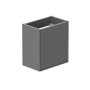 Vado Safari Wall Hung Charcoal Grey Vanity Unit 400mm Right Pull