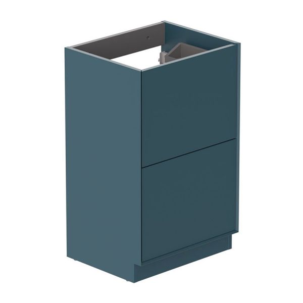 Vado Safari Floor Mounted Atlantic Blue Vanity Unit 500mm