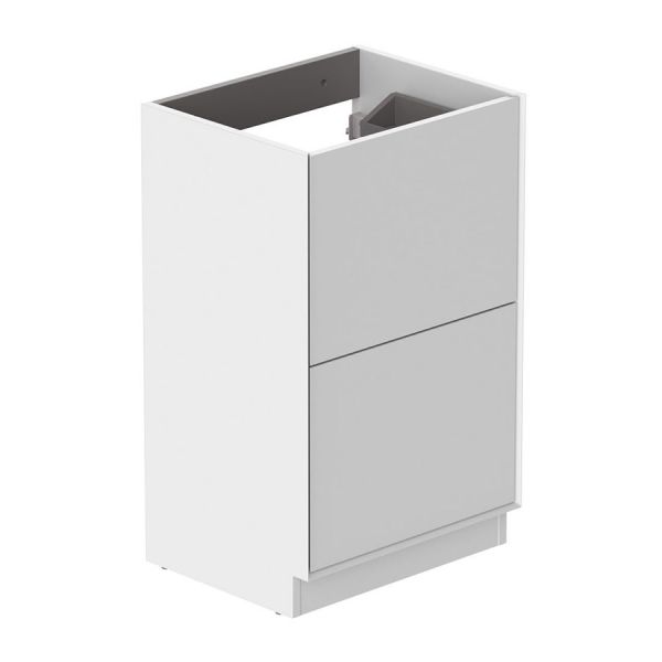 Vado Safari Floor Mounted Arctic White Vanity Unit 500mm