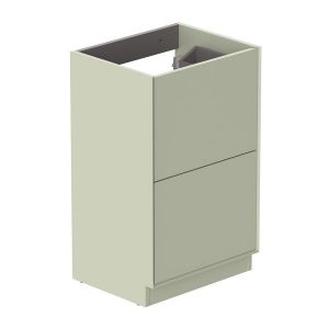 Vado Safari Floor Mounted Sage Green Vanity Unit 500mm